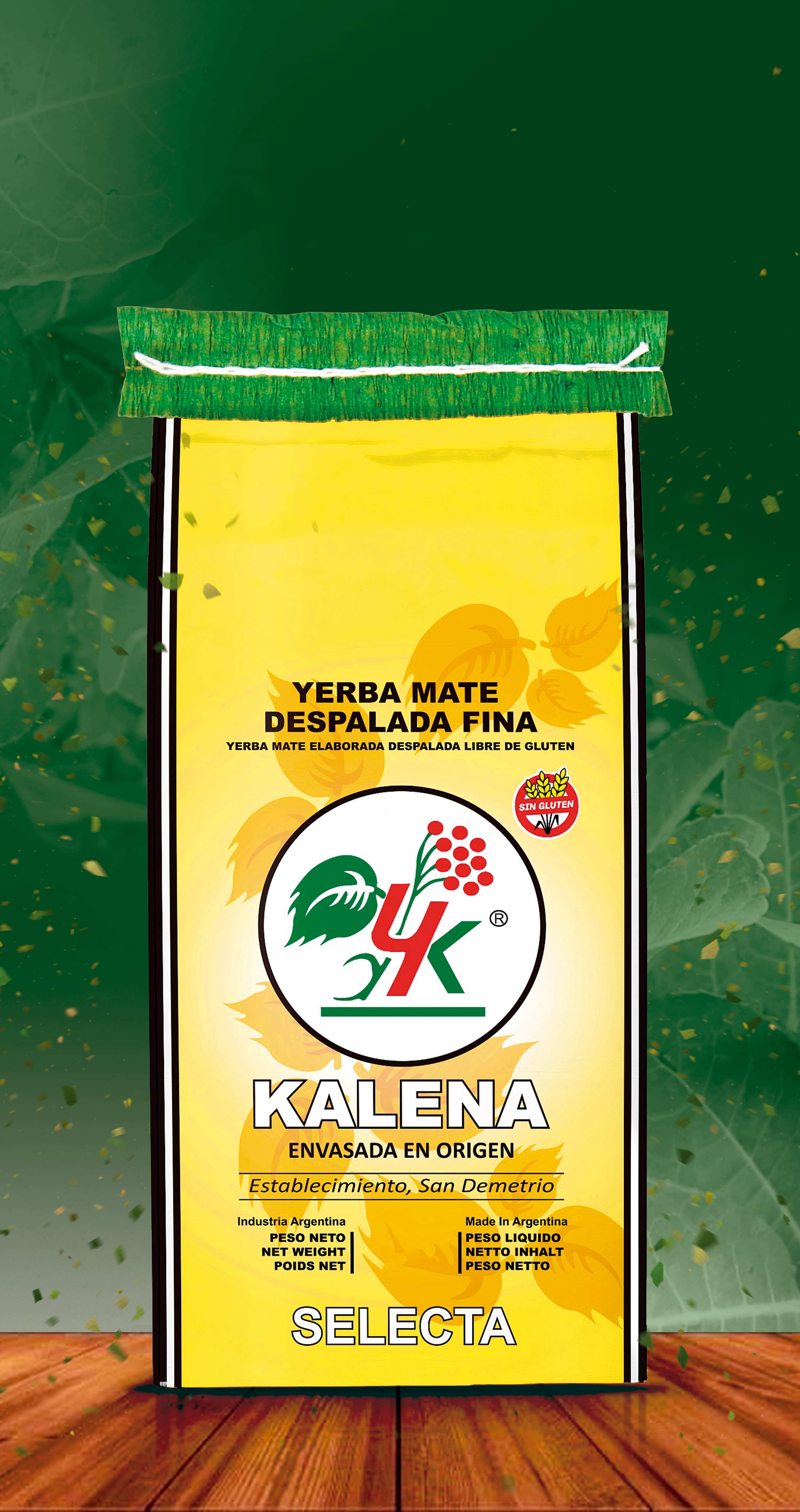 Lanzamiento Yerba Mate Kalena Nueva Molienda Despalada Fina Selecta